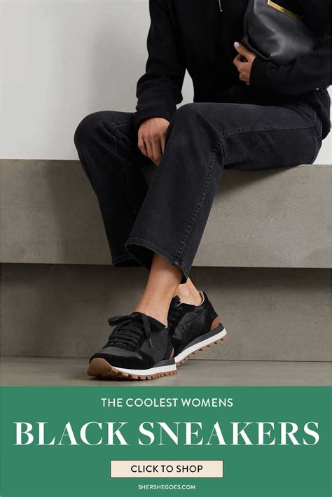 popular black sneakers for women.